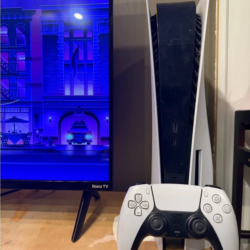 Sony PlayStation 5 Console with DualSense - Black and White